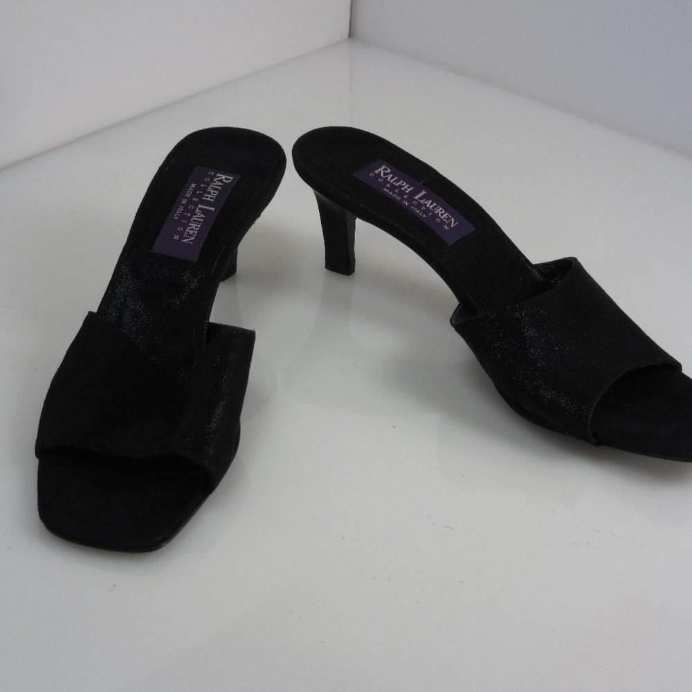 RALPH LAUREN WOMEN'S SUEDE MULE